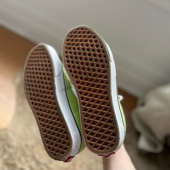 Vans Sk8-Hi Shoe in Lime Green Suede Women’s 7.5 - Picture 4 of 4